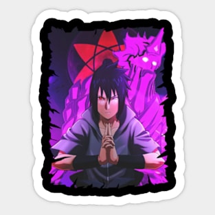 SASUKE UCHIHA MERCH VTG Sticker